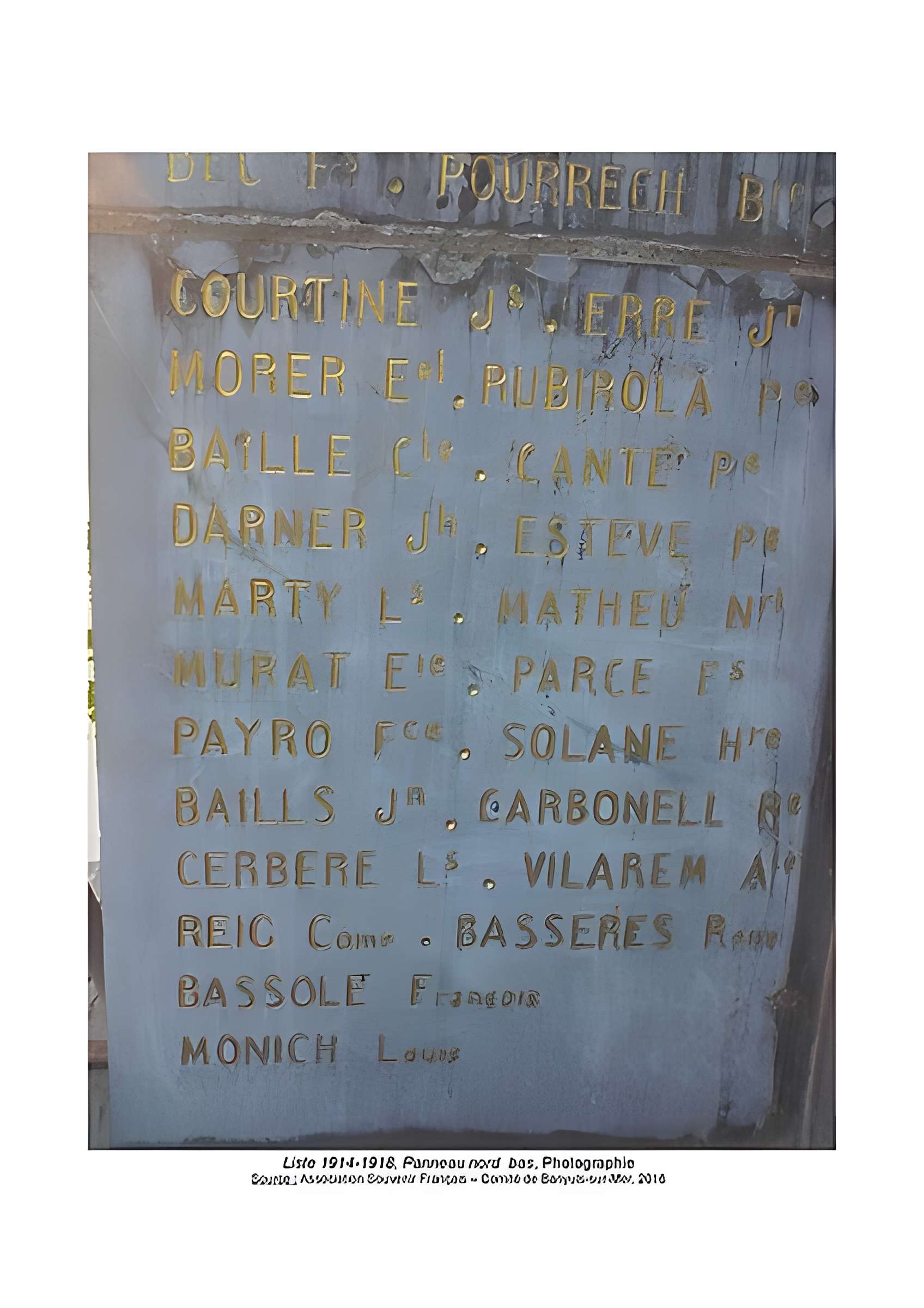 Monument aux morts de la guerre de 1914-1918