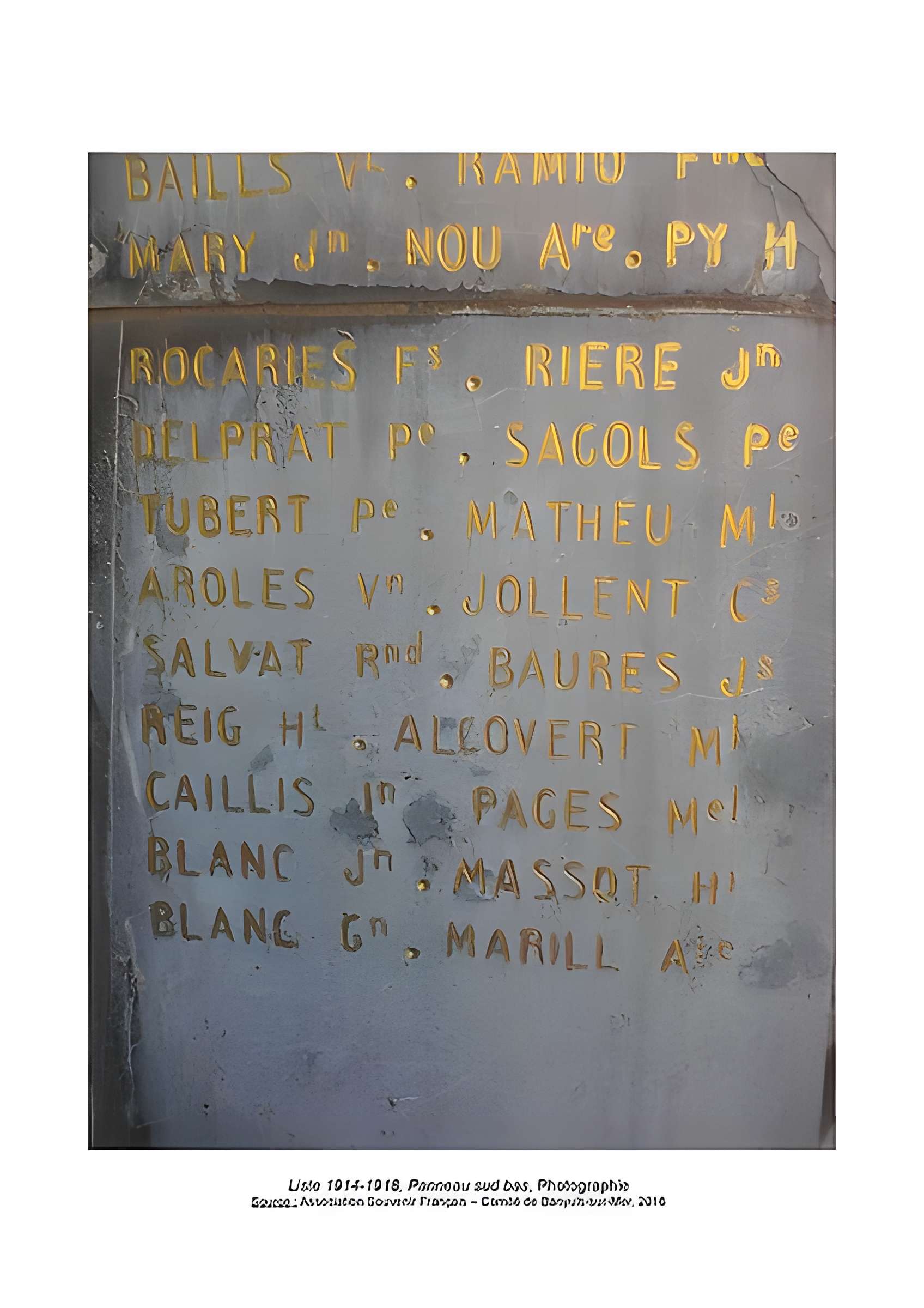 Monument aux morts de la guerre de 1914-1918