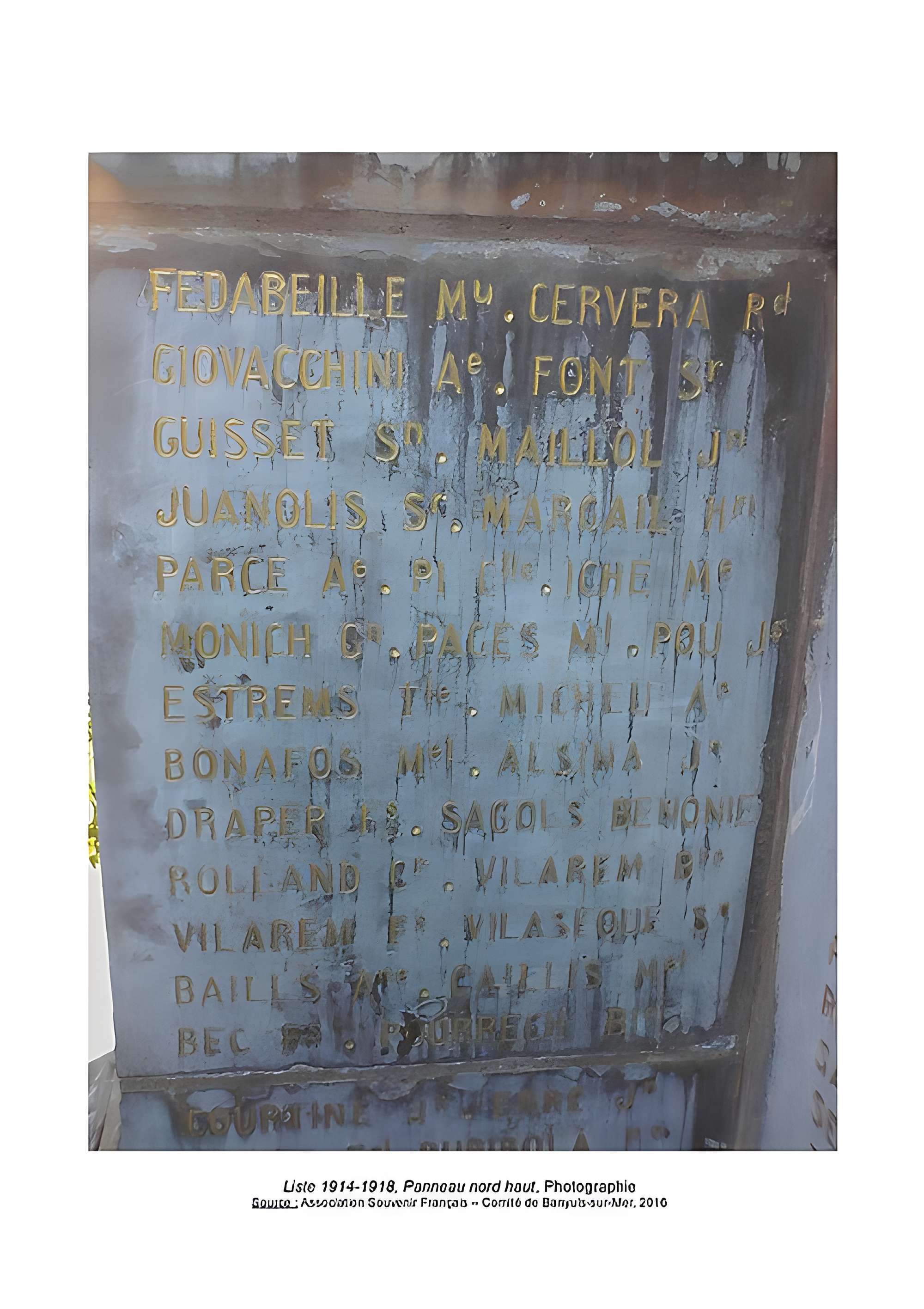 Monument aux morts de la guerre de 1914-1918