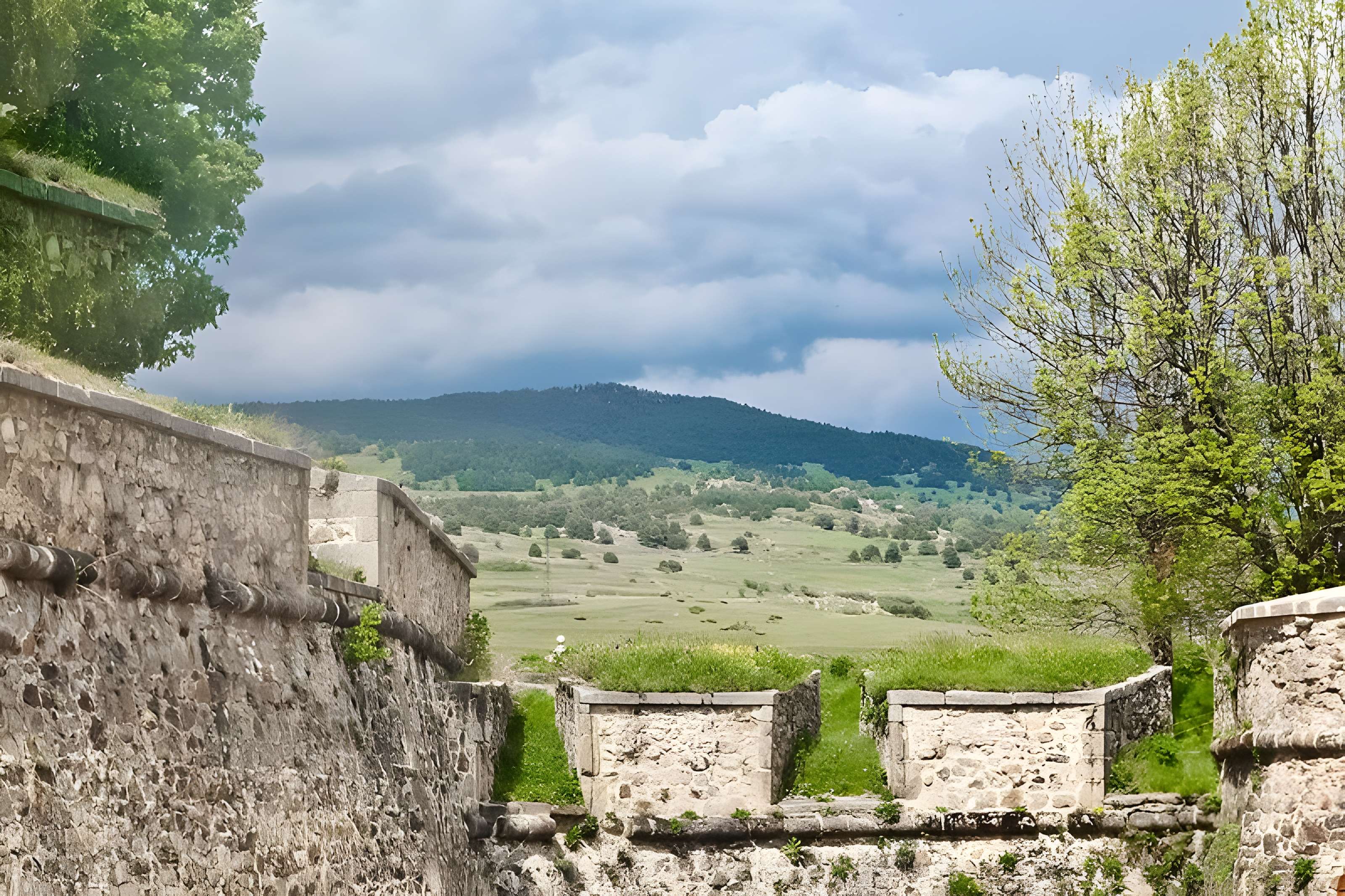 Ensemble des remparts de la citadelle