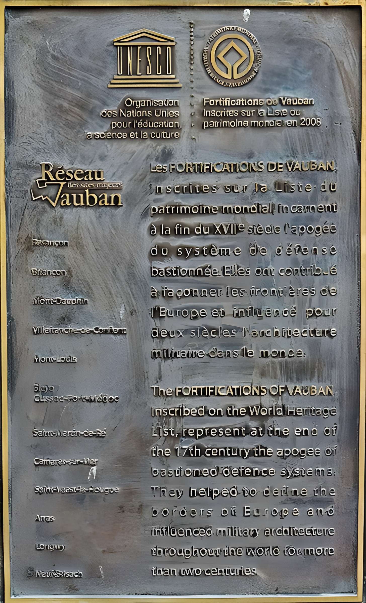 Ensemble des remparts de la citadelle