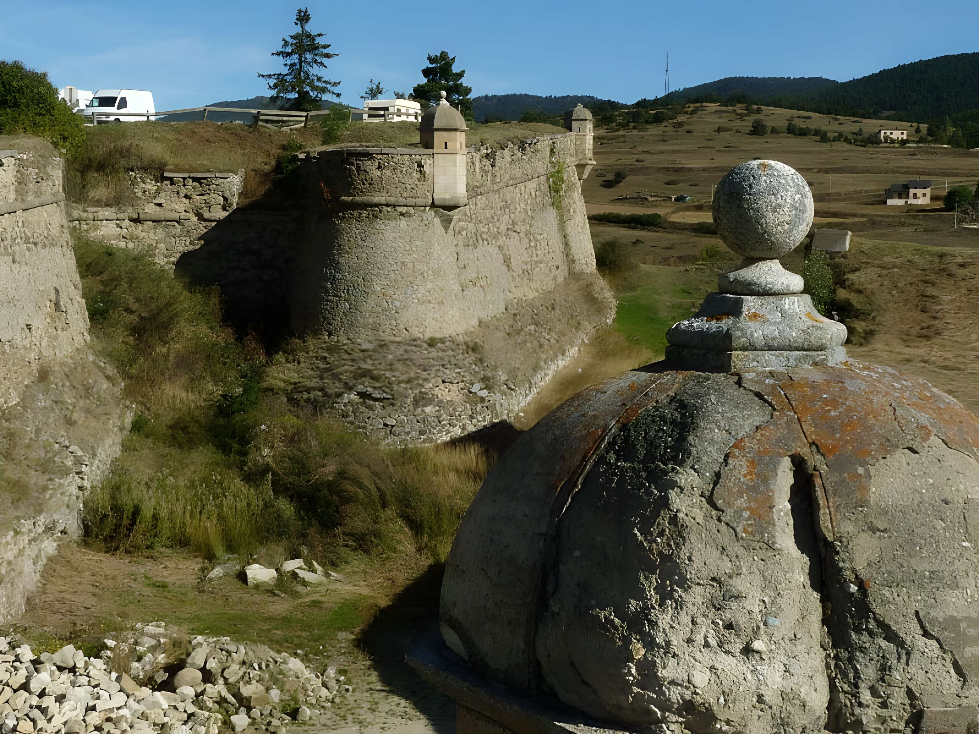 Ensemble des remparts de la citadelle