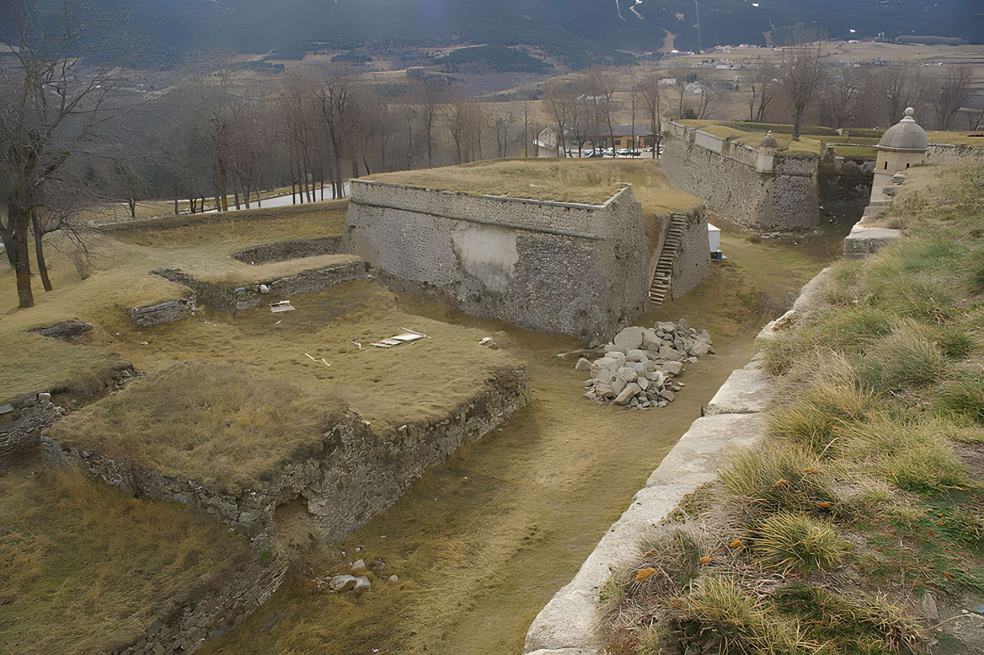 Ensemble des remparts de la citadelle