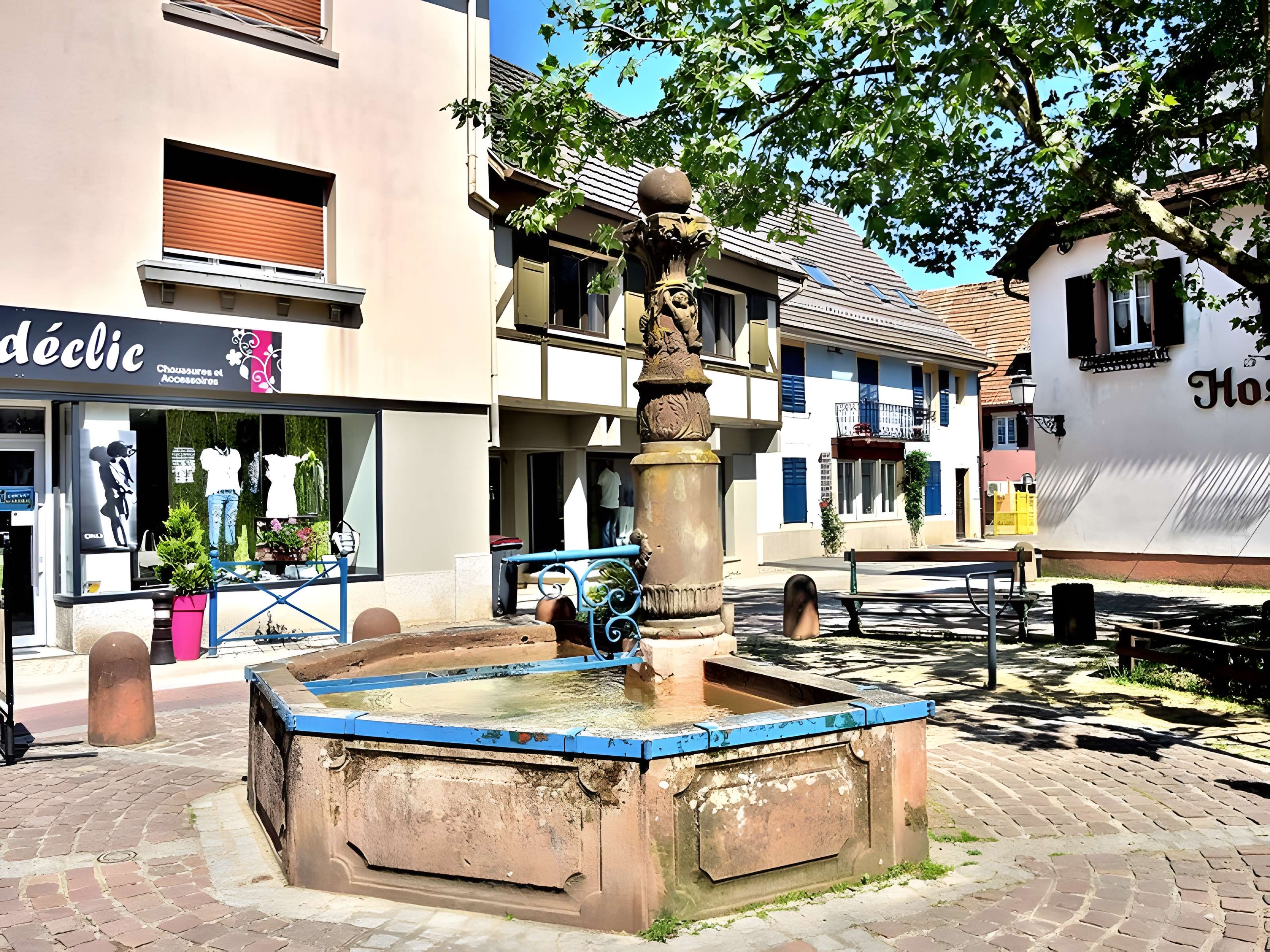 Fontaine Place Clemenceau de Masevaux 