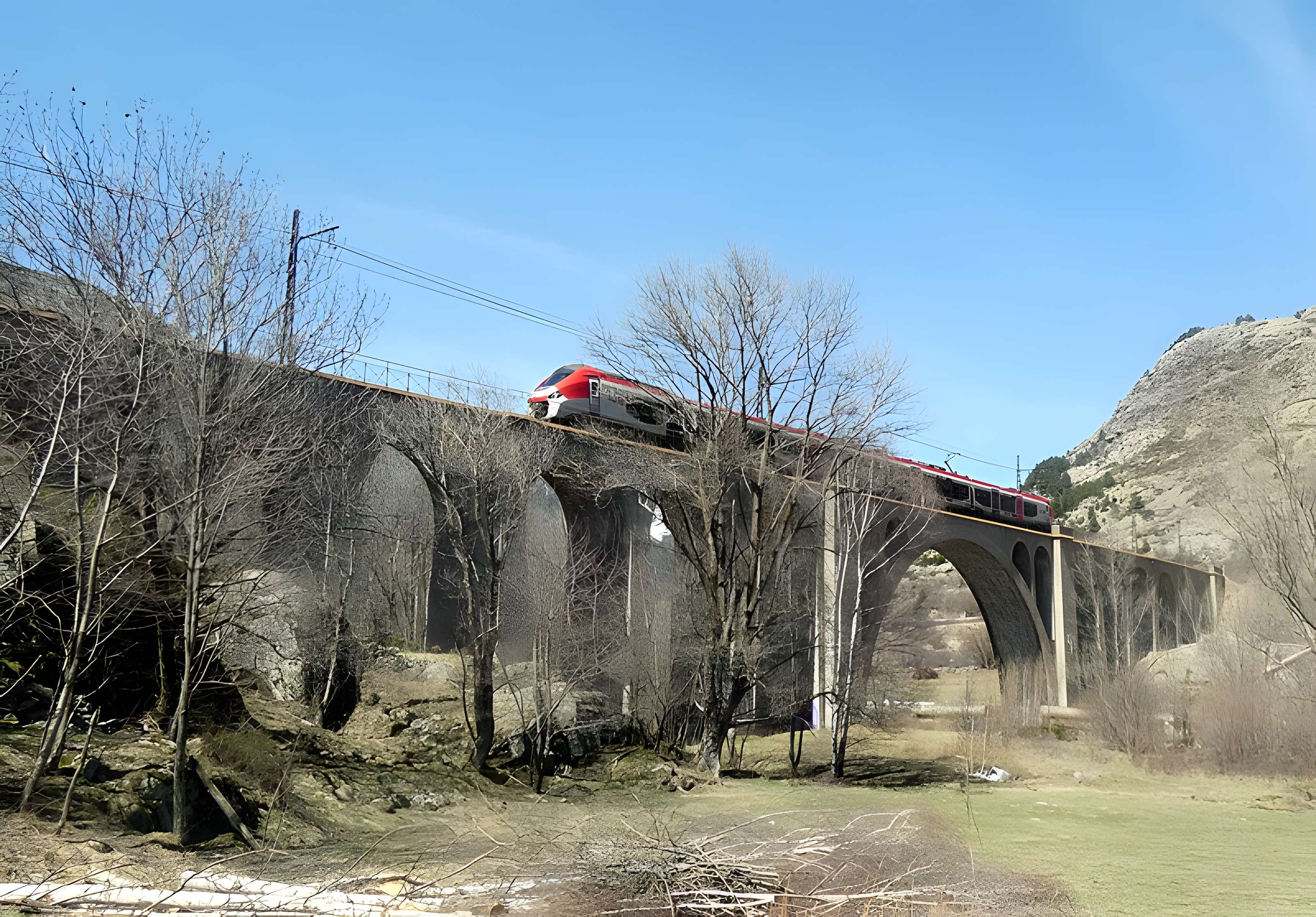 Viaduc sur le Carol