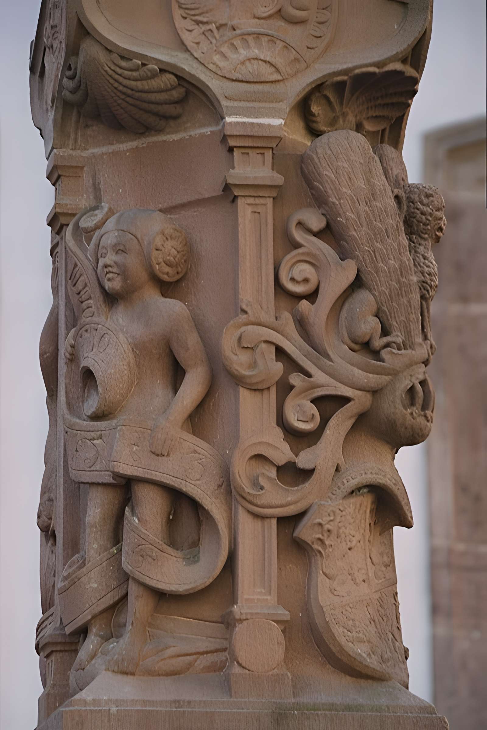 Fontaine Place de l'Hôtel-de-Ville à Ribeauvillé