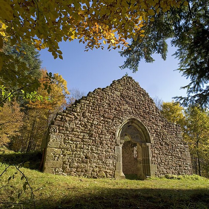 Photo de Ancienne église paroissiale du village disparu de Birsbach, dite Heidenkirche