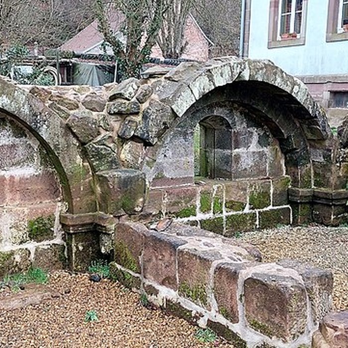 Photo de Vestiges de lancienne abbaye de Graufthal