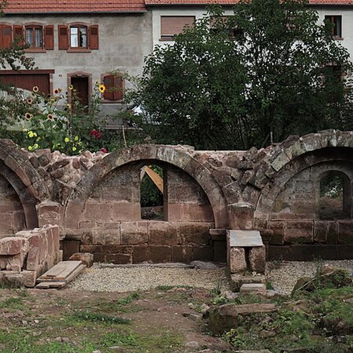 Photo de Vestiges de lancienne abbaye de Graufthal