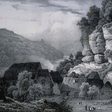 Vestiges de lancienne abbaye de Graufthal