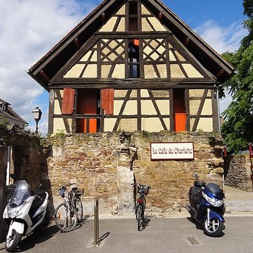 Maison en pan de bois