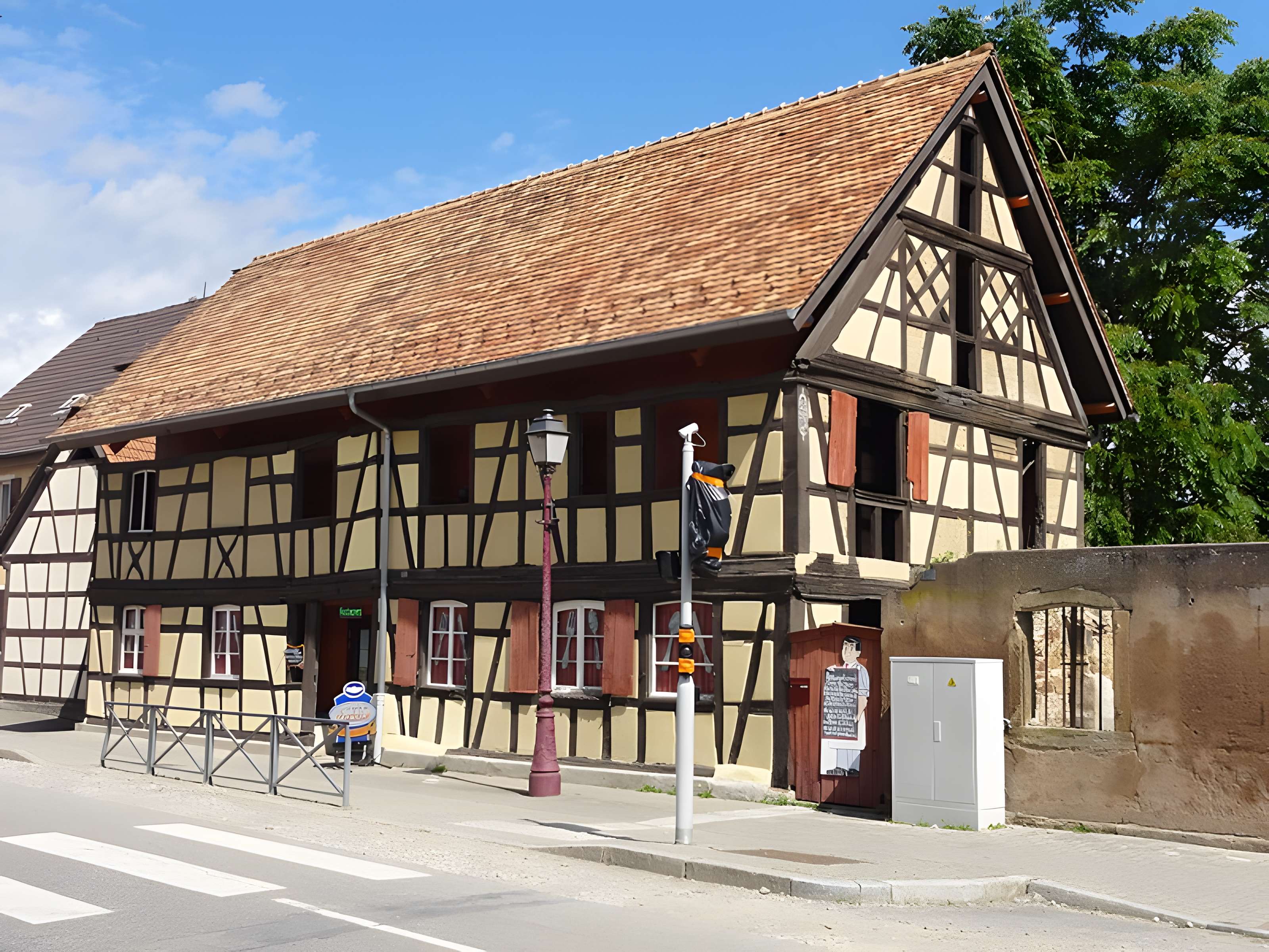 Maison en pan de bois
