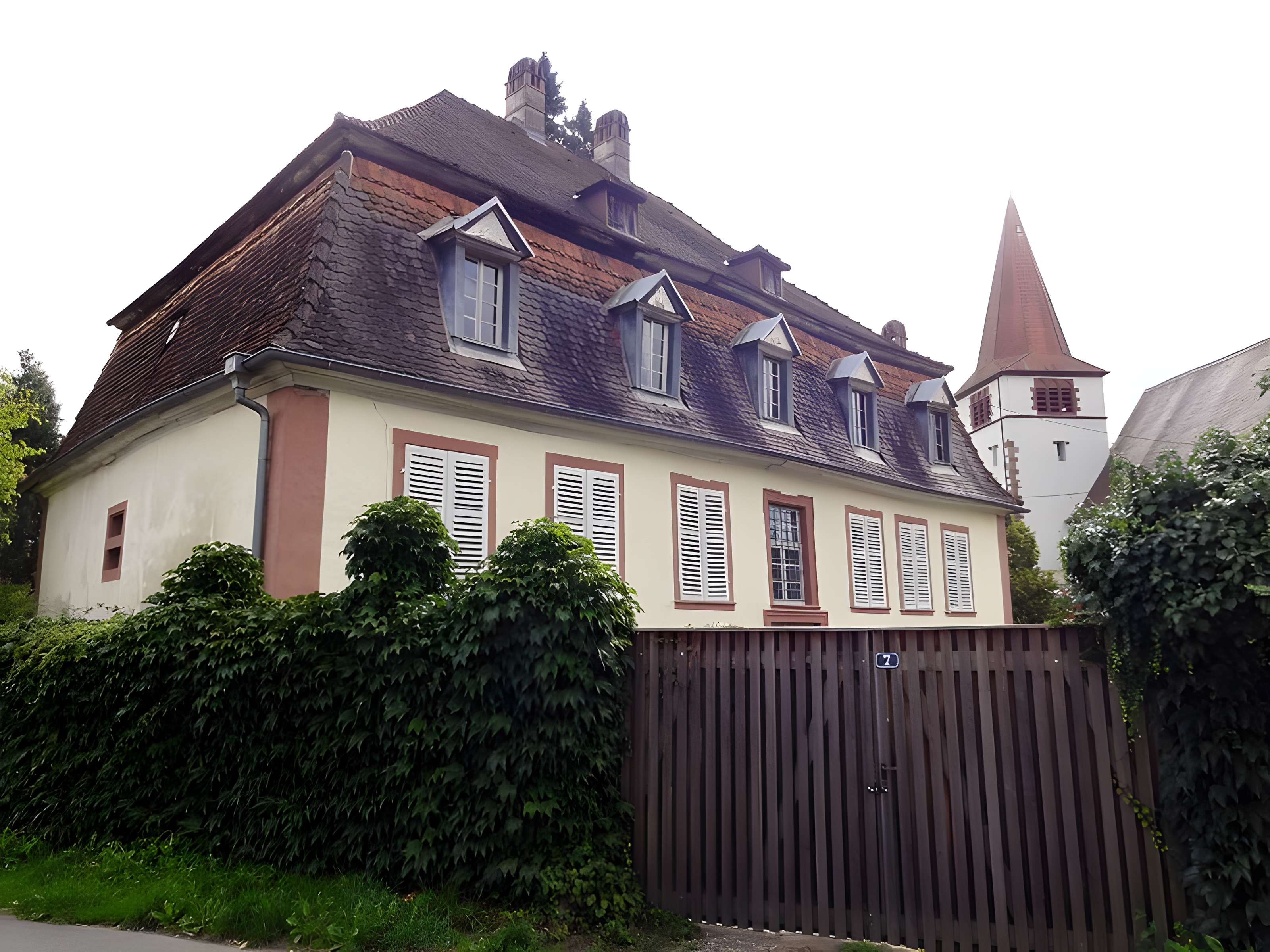 Ancien manoir de Vitzthum d'Egersberg dit manoir de Fleckenstein ou Schloessel