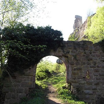 Ruines du château Guirbaden