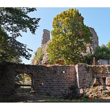 Ruines du château Guirbaden