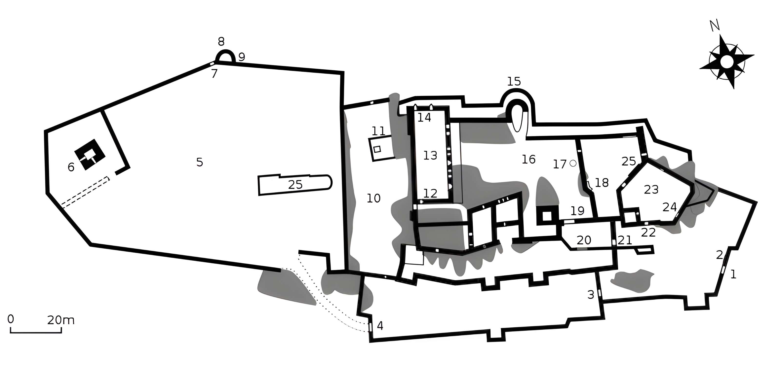 Ruines du château Guirbaden