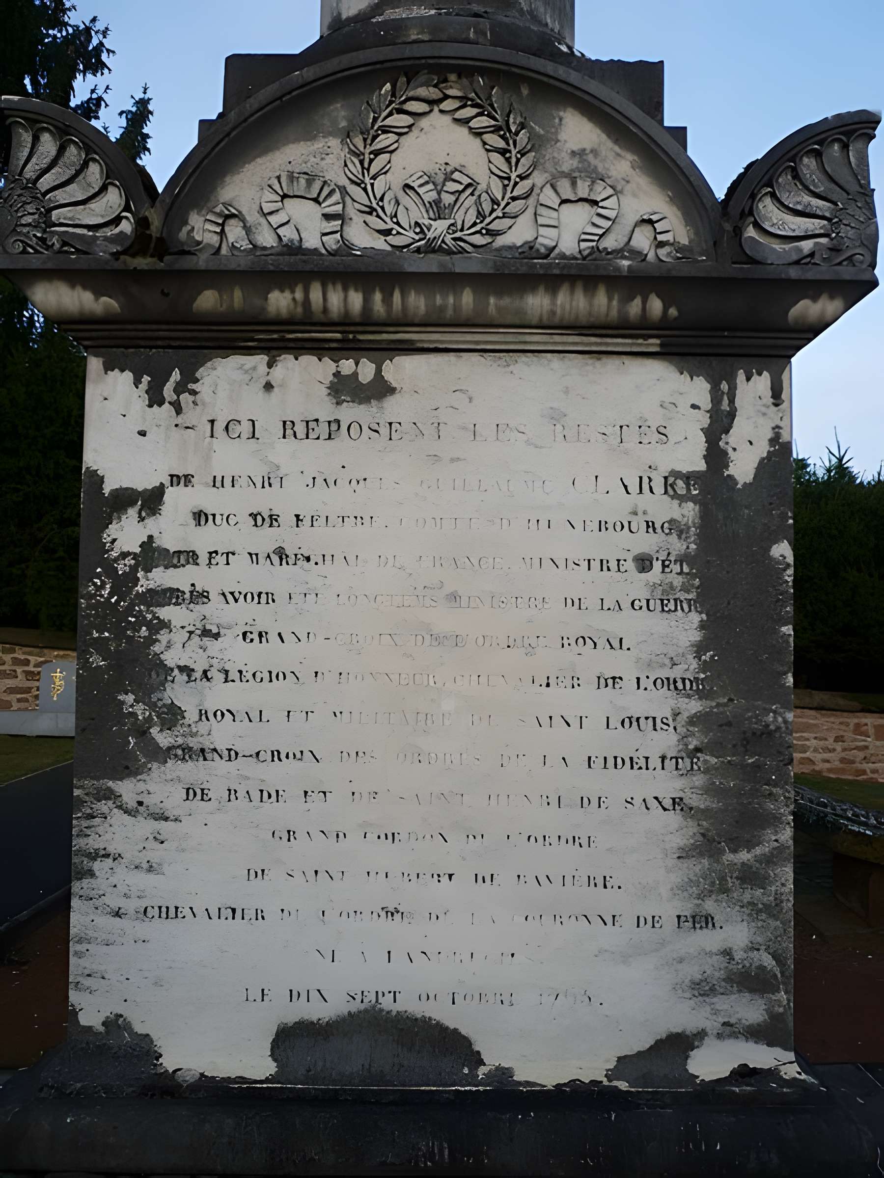 Monument du général Clarke