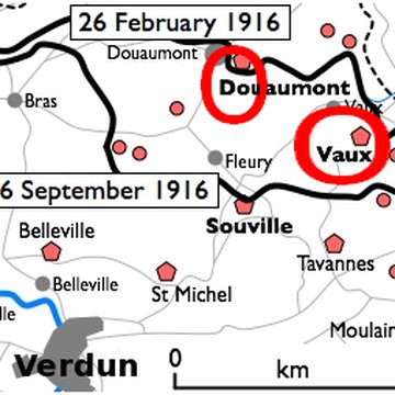 Fort de Vaux à Vaux-devant-Damloup