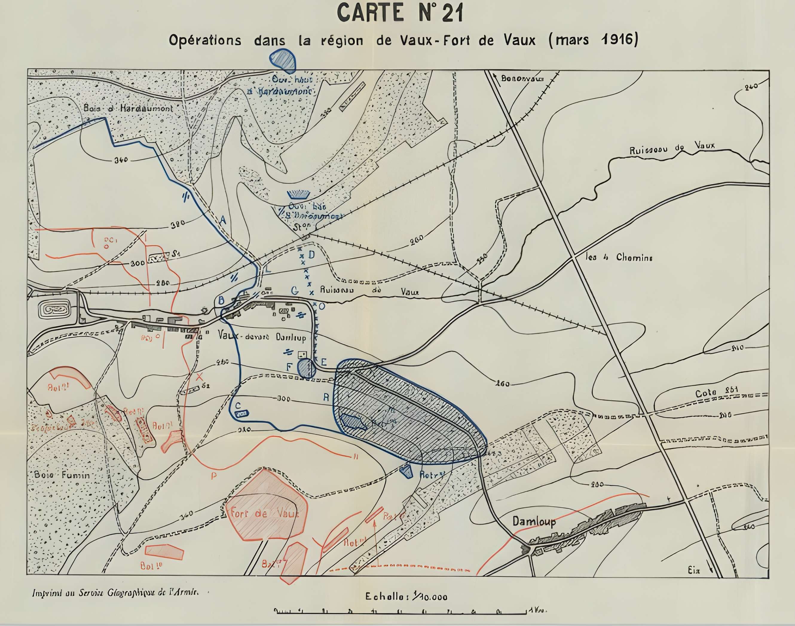 Fort de Vaux à Vaux-devant-Damloup