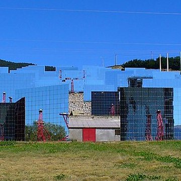 Four solaire dOdeillo à Font-Romeu-Odeillo-Via