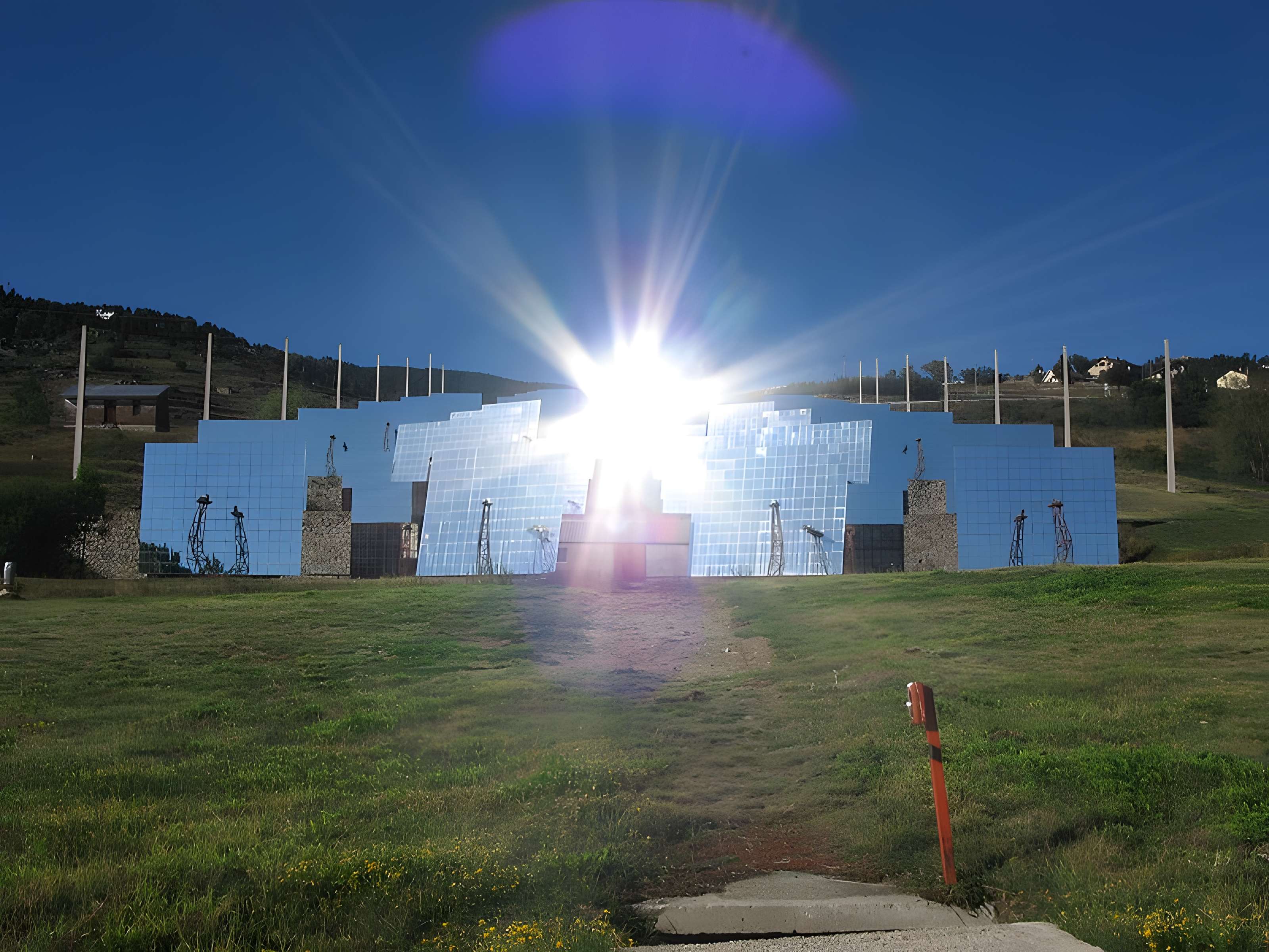 Four solaire d'Odeillo à Font-Romeu-Odeillo-Via