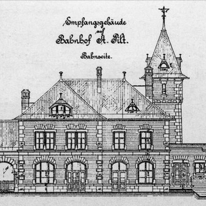 Photo de Gare dite gare du Kaiser à Saint-Hippolyte