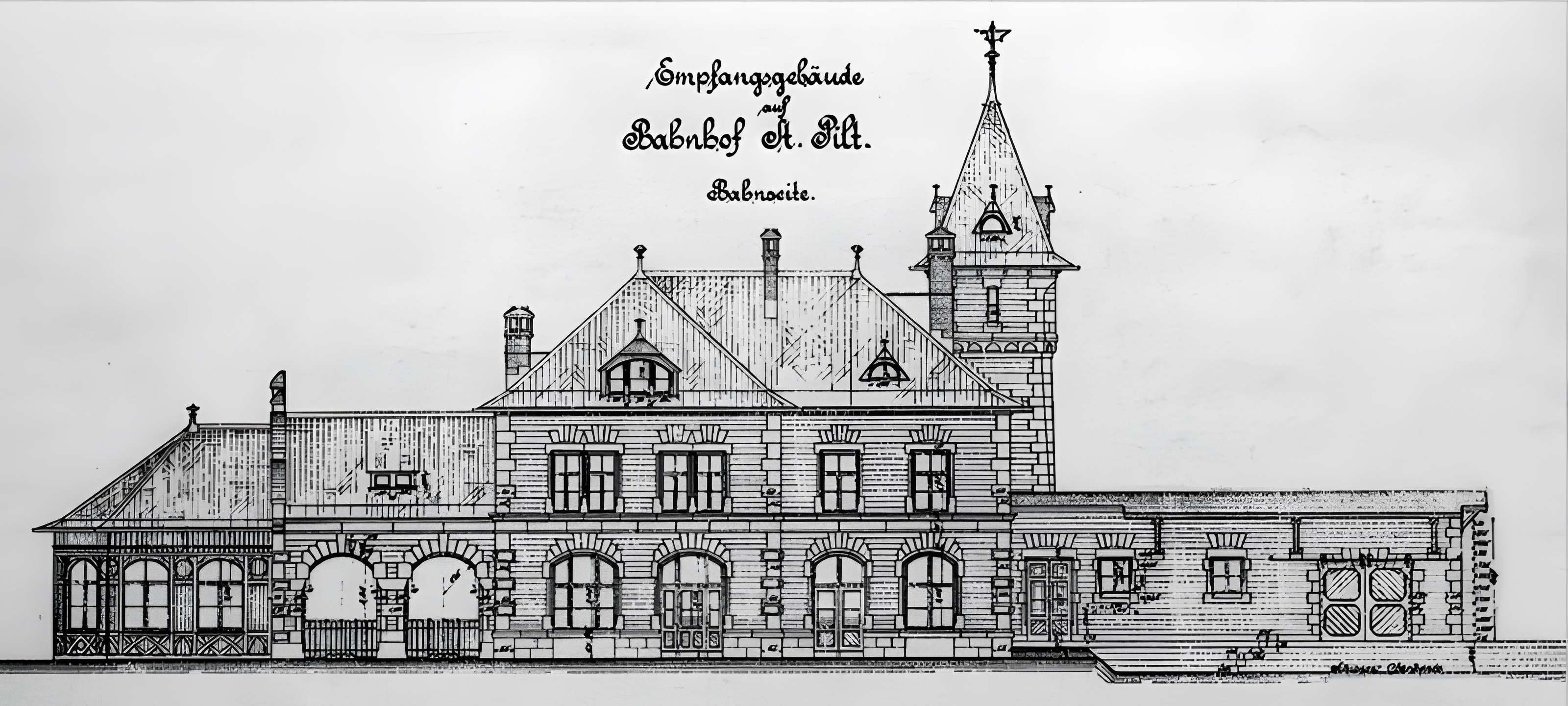 Gare dite gare du Kaiser à Saint-Hippolyte