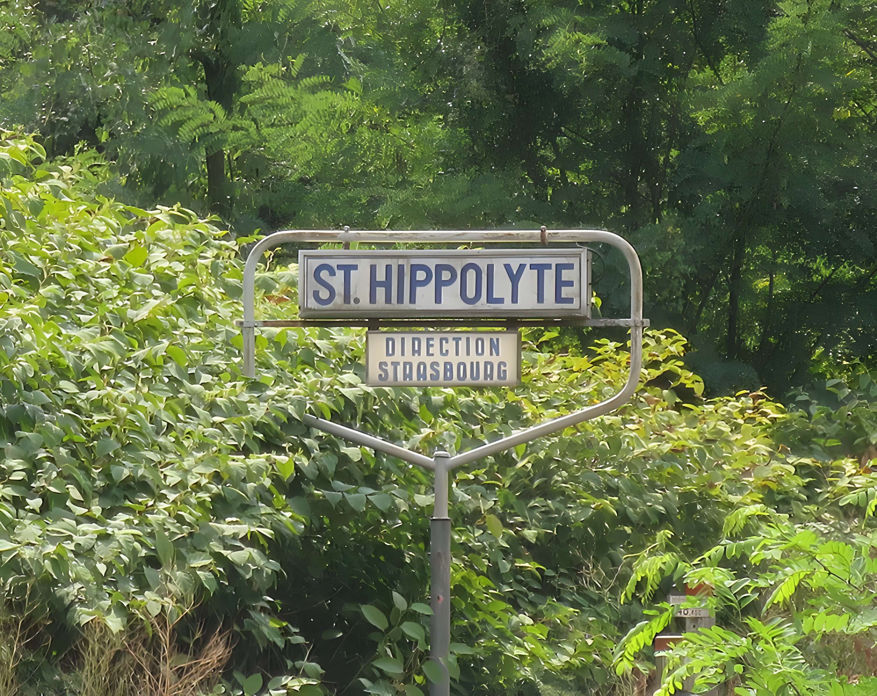 Gare dite gare du Kaiser à Saint-Hippolyte
