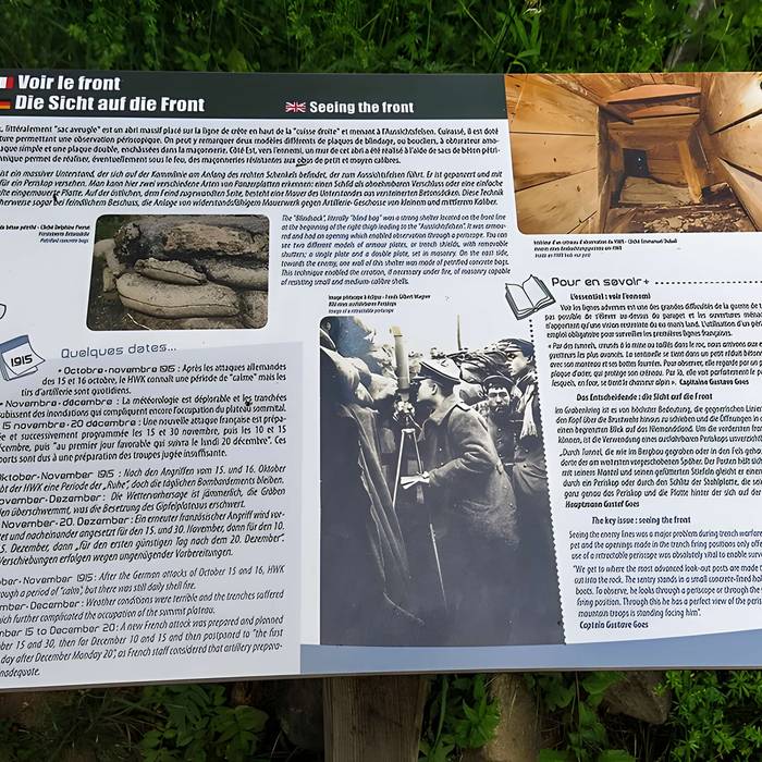 Photo de Champ de bataille de lHartmannswillerkopf dans la forêt communale également sur communes de Hartmannswiller, Soultz-Haut-Rhin, Wattwiller et Wuenheim