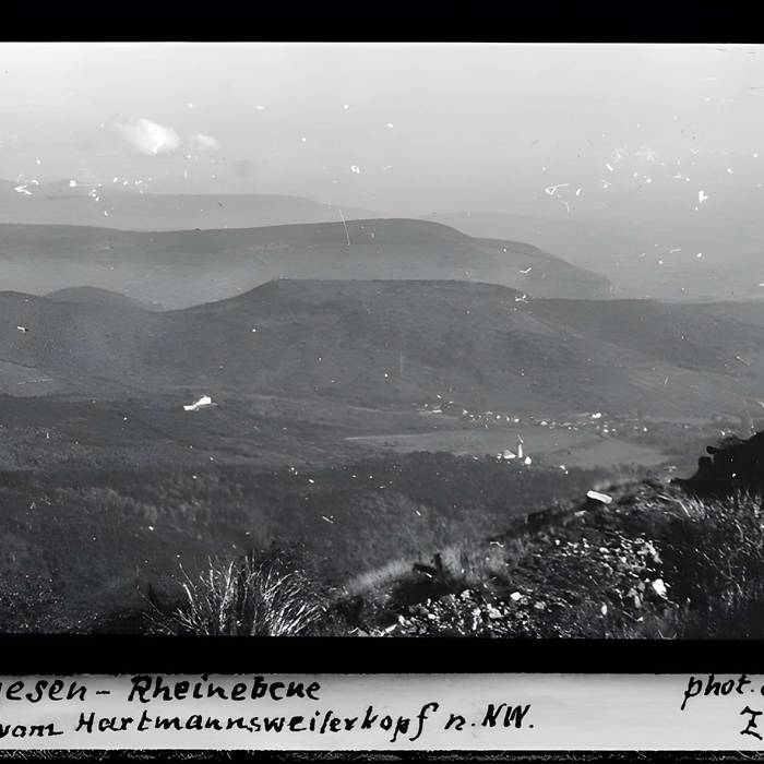 Photo de Champ de bataille de lHartmannswillerkopf dans la forêt communale également sur communes de Hartmannswiller, Soultz-Haut-Rhin, Wattwiller et Wuenheim