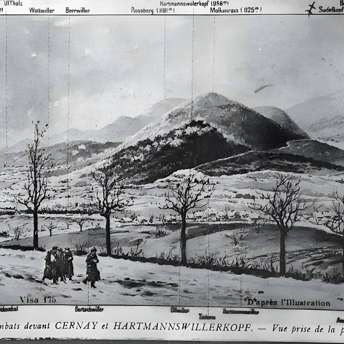Photo de Champ de bataille de lHartmannswillerkopf dans la forêt communale également sur communes de Hartmannswiller, Soultz-Haut-Rhin, Wattwiller et Wuenheim
