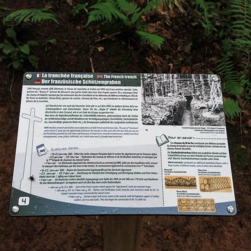 Champ de bataille de lHartmannswillerkopf dans la forêt communale