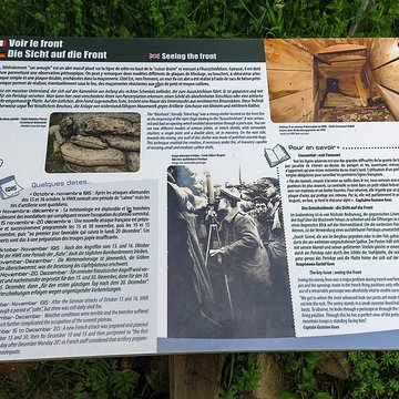 Champ de bataille de lHartmannswillerkopf dans la forêt communale