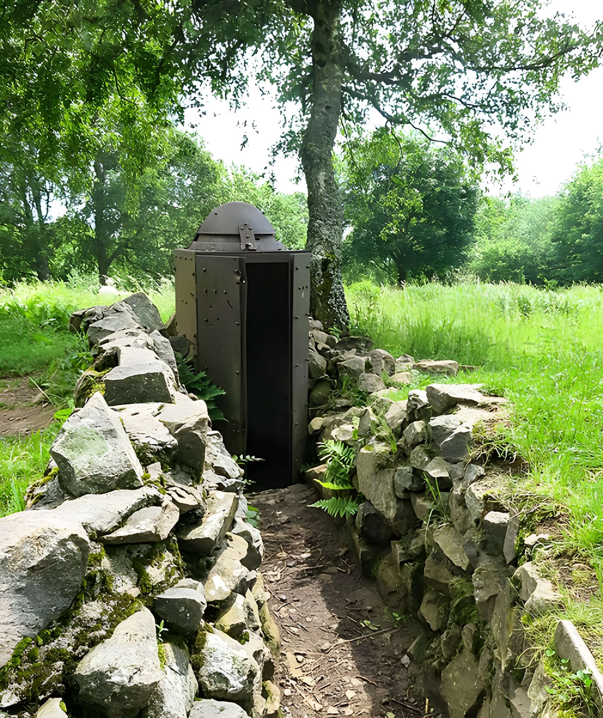 Champ de bataille de l'Hartmannswillerkopf dans la forêt communale