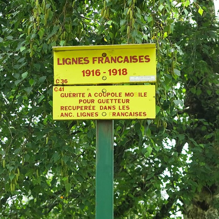 Photo de Champ de bataille de lHartmannswillerkopt dans la forêt communale également sur communes de Soultz-Haut-Rhin, Uffholtz, Wattwiller et Wuenheim