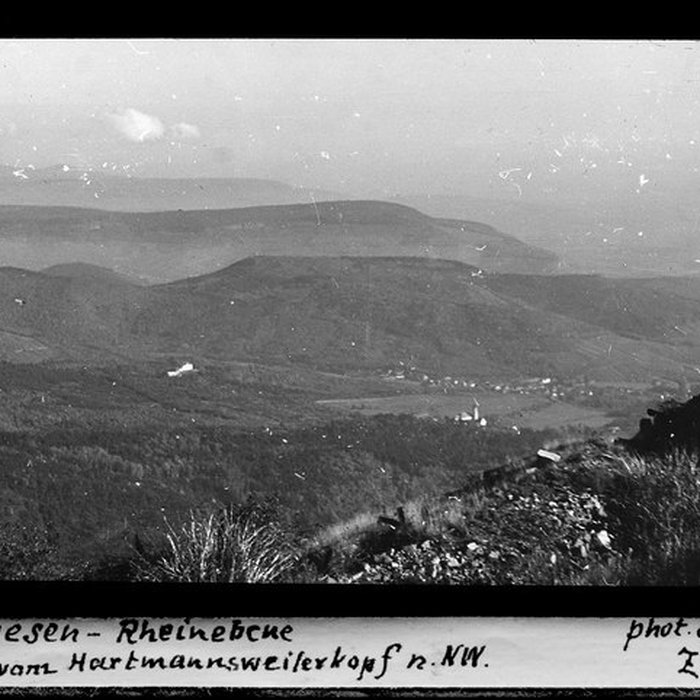 Photo de Champ de bataille de lHartmannswillerkopt dans la forêt communale également sur communes de Soultz-Haut-Rhin, Uffholtz, Wattwiller et Wuenheim