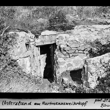 Champ de bataille de lHartmannswillerkopt dans la forêt communale également sur communes de Soultz-Haut-Rhin, Uffholtz, Wattwiller et Wuenheim