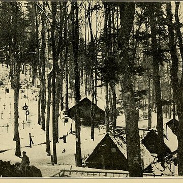 Champ de bataille de lHartmannswillerkopt dans la forêt communale également sur communes de Soultz-Haut-Rhin, Uffholtz, Wattwiller et Wuenheim