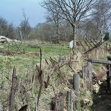 Champ de bataille de lHartmannswillerkopt dans la forêt communale également sur communes de Soultz-Haut-Rhin, Uffholtz, Wattwiller et Wuenheim
