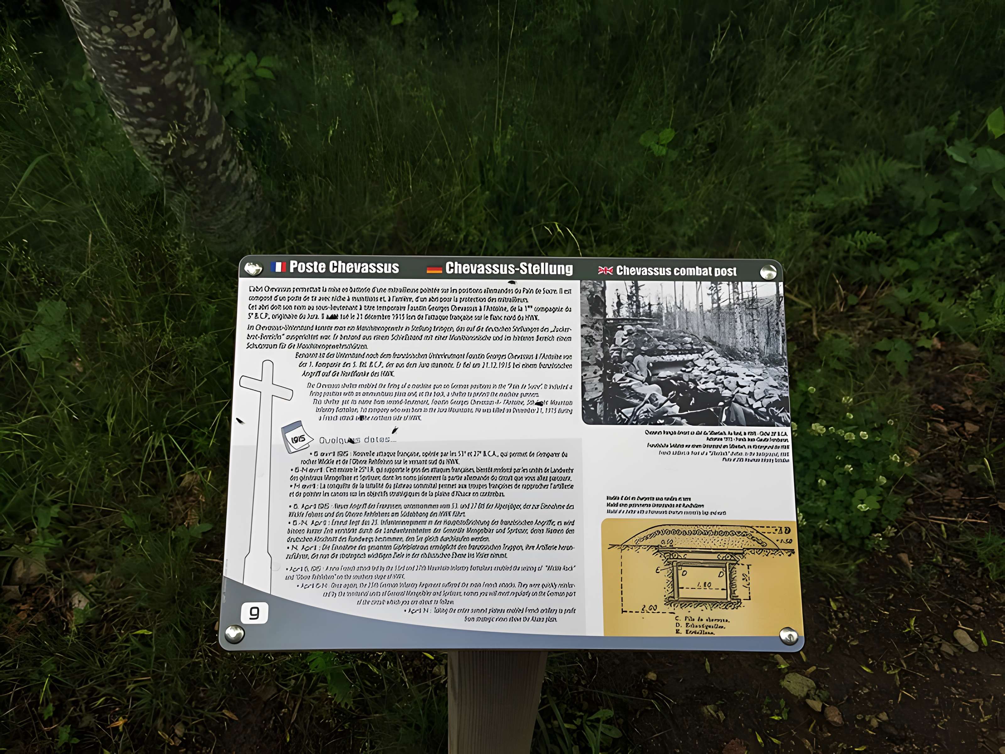 Champ de bataille de l'Hartmannswillerkopt dans la forêt communale (également sur communes de Soultz-Haut-Rhin, Uffholtz, Wattwiller et Wuenheim)