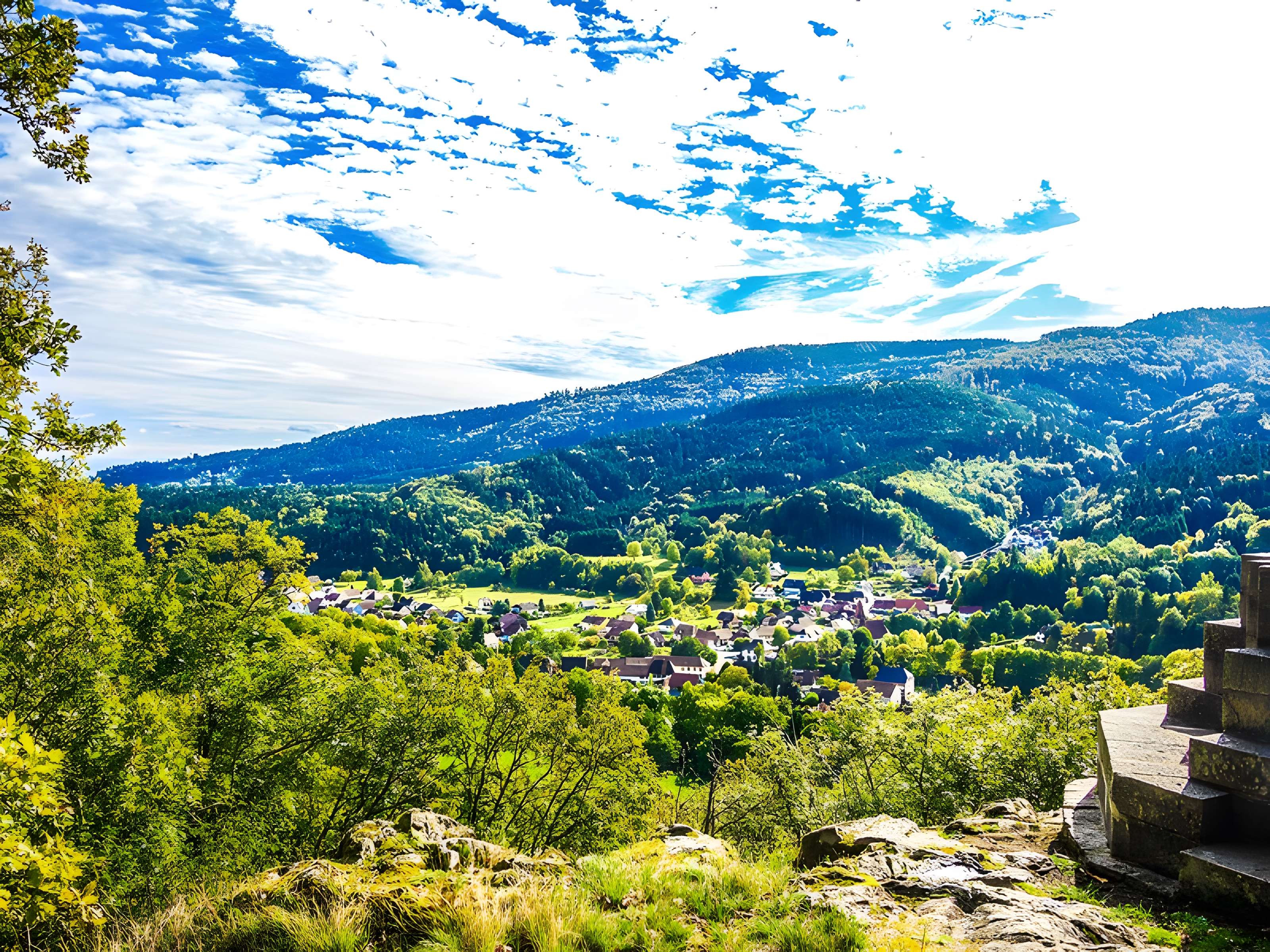 Statue monumentale de la Vierge à l'Enfant dite Vierge d'Alsace ou à l'Offrande