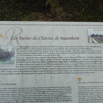 Vestiges du château de Butenheim