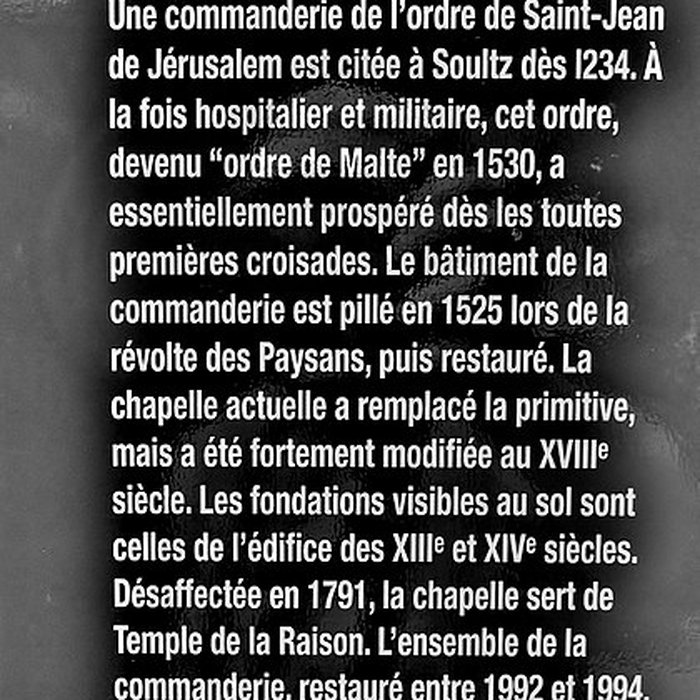 Photo de Ancienne commanderie des Hospitaliers de Saint-Jean