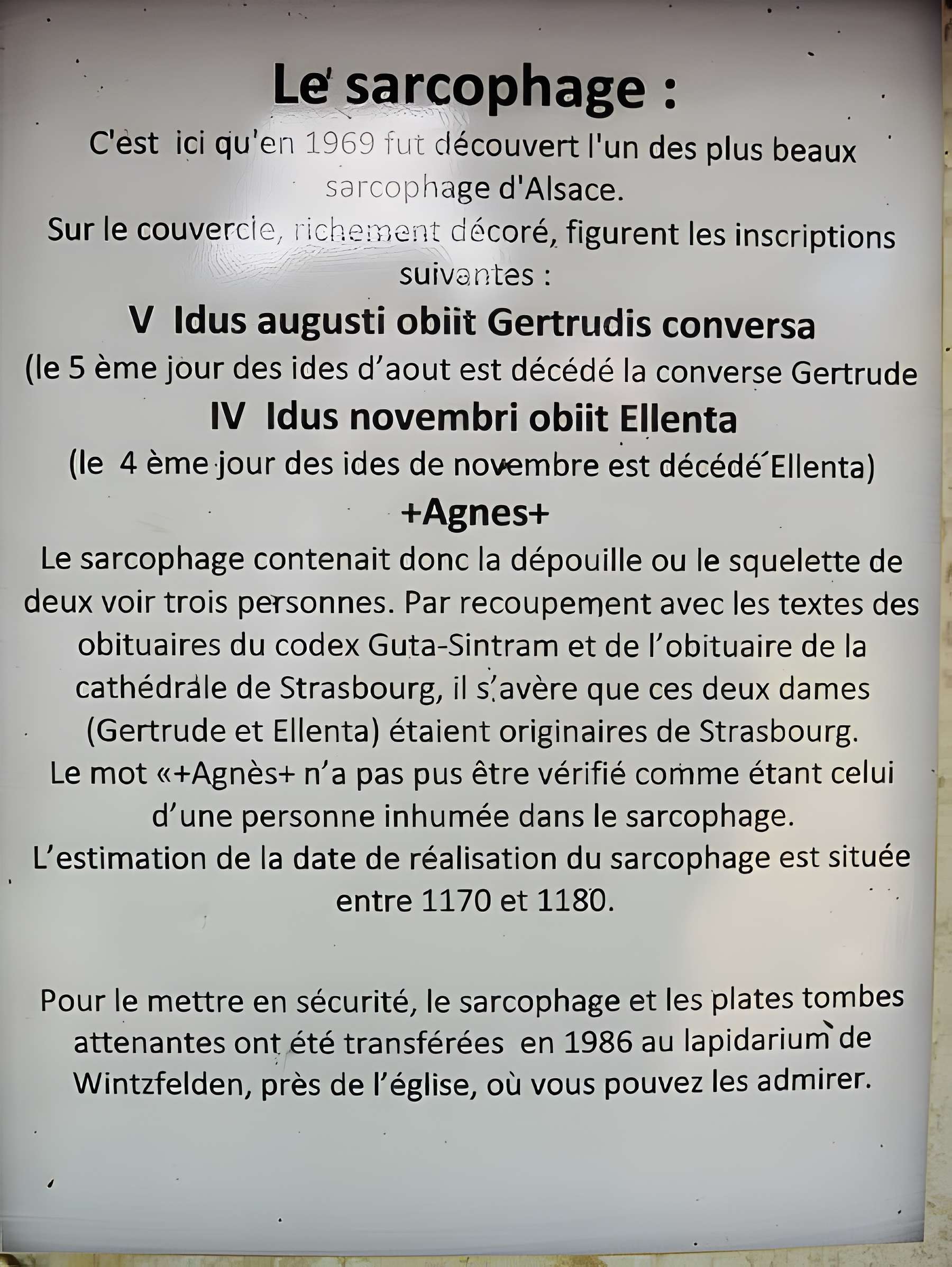 Ancien couvent de Schwartzenthann