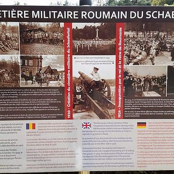 Cimetière roumain et son monument