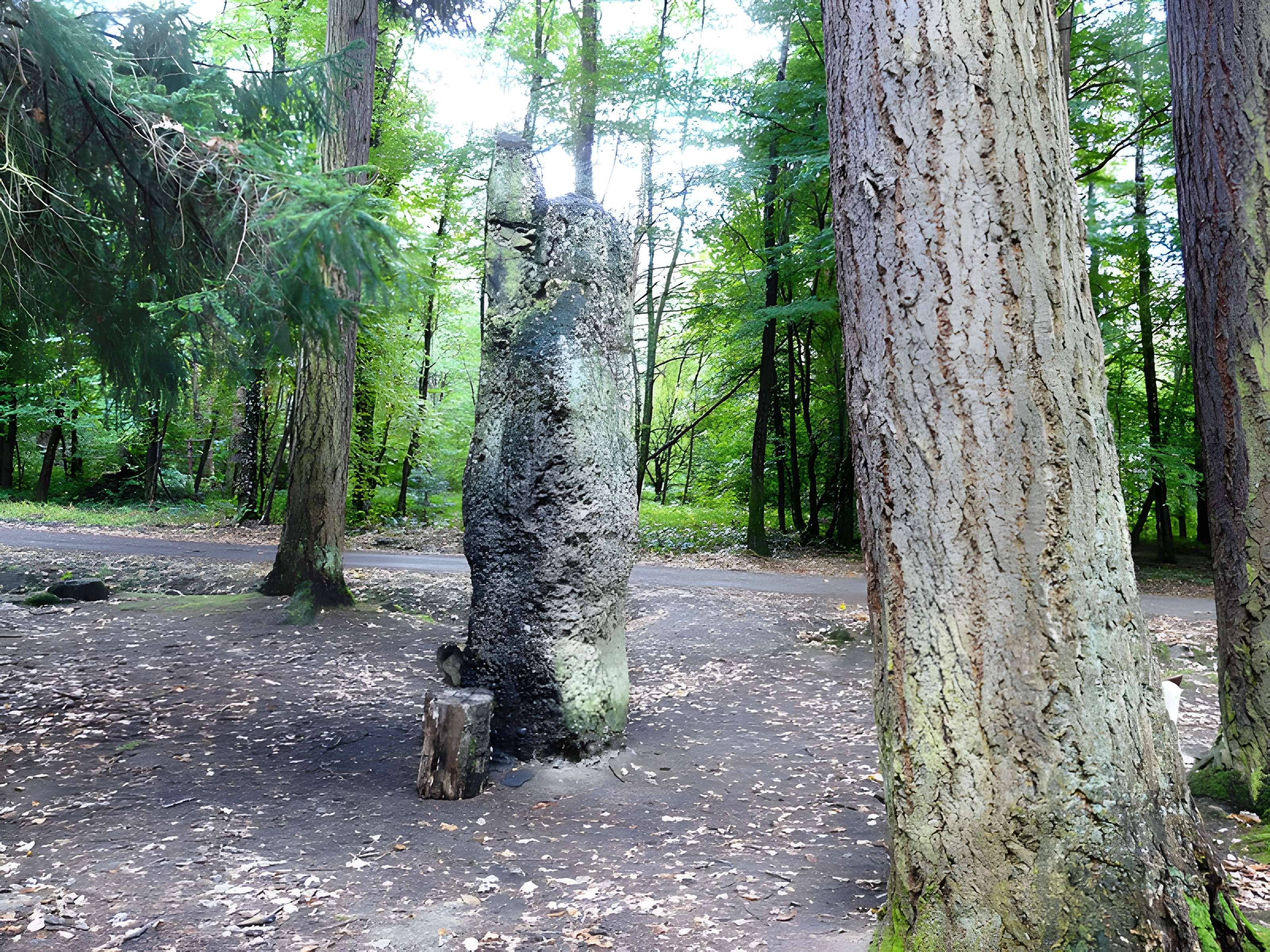 Menhir dit Langenstein, près du cimetière roumain