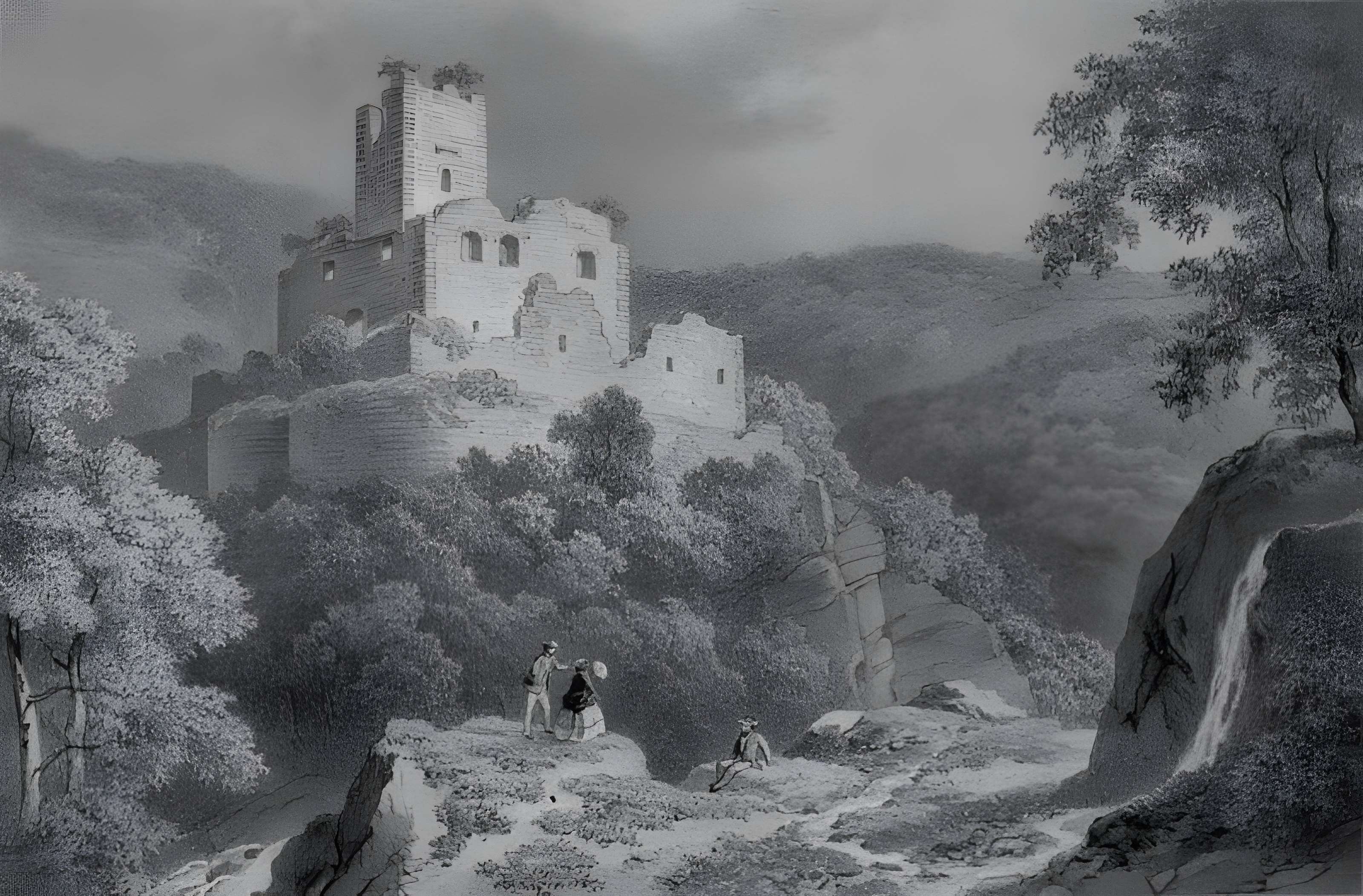 Ruines du château de Hagueneck