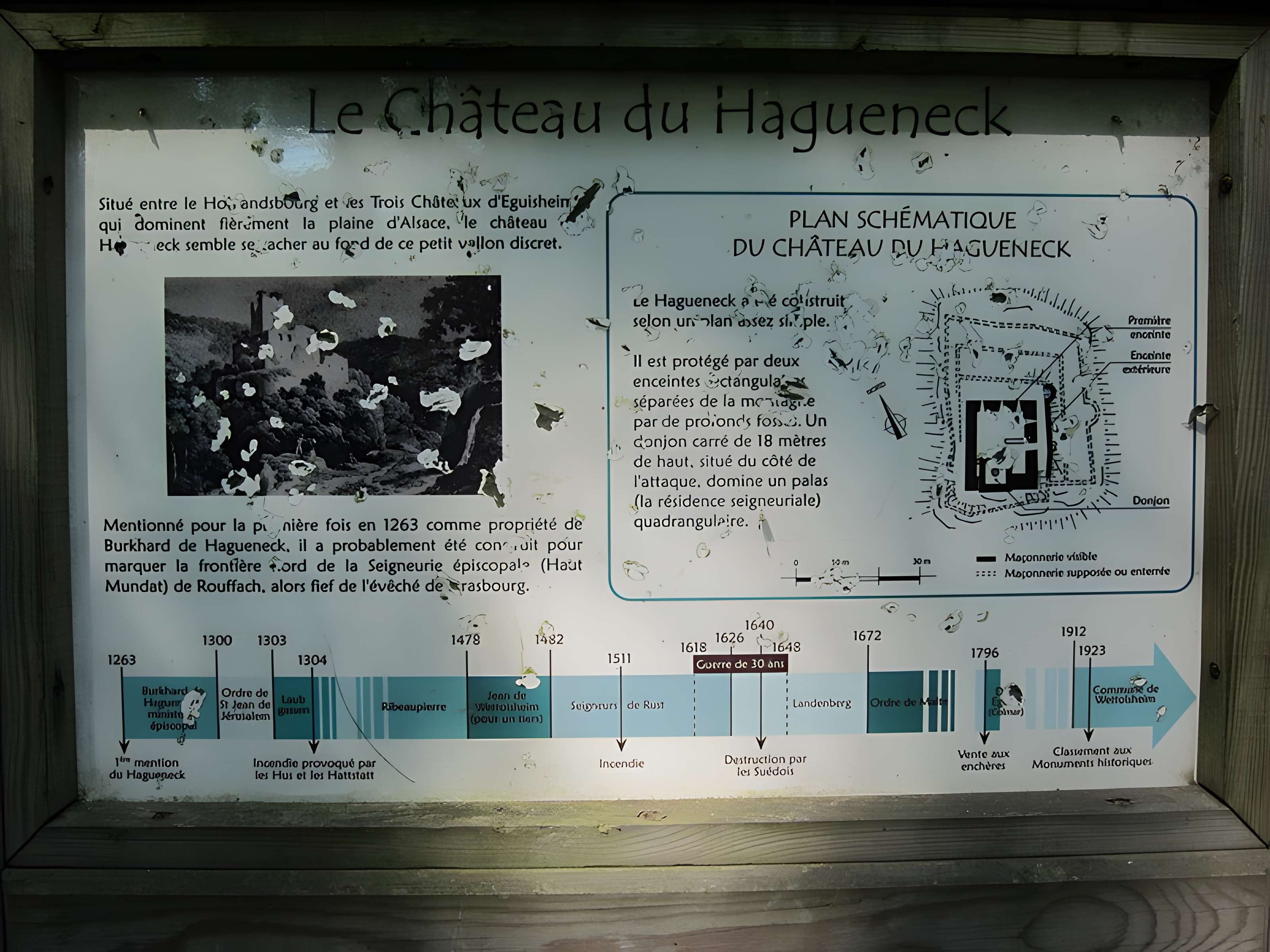 Ruines du château de Hagueneck