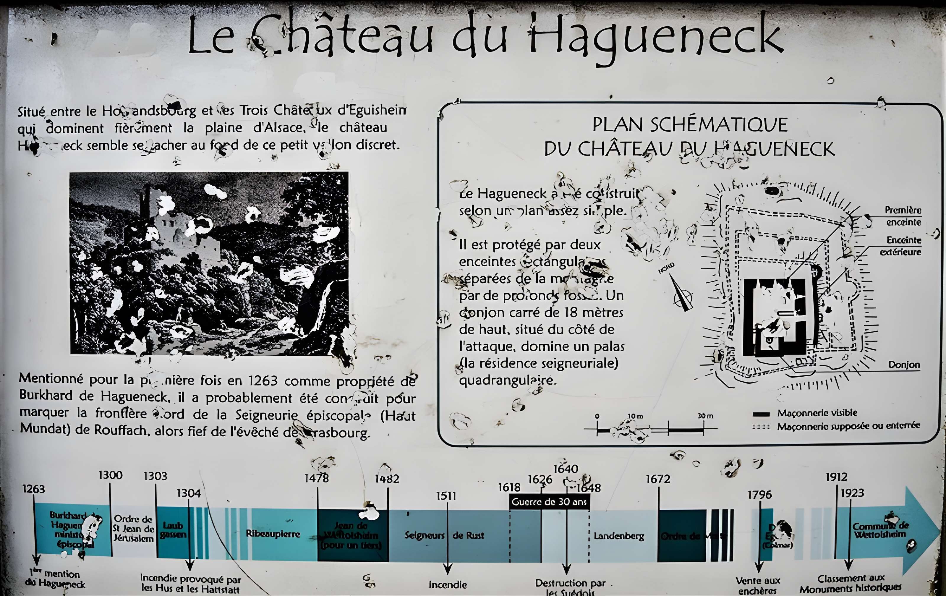 Ruines du château de Hagueneck
