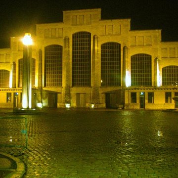 Ancien marché aux bestiaux des abattoirs de la Mouche, actuellement salle des fêtes et salle de concert dite halle Tony Garnier